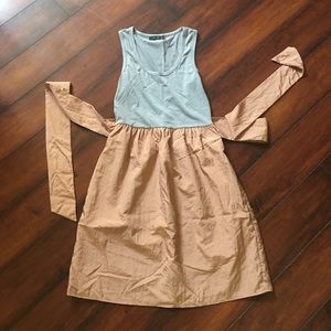 Grey/Peach Dress